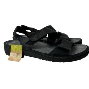 Naot Enid Black Strappy Sandals